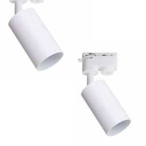 Spot do systemu szynowego 1 obwodowy TUBE kolor biały GU10 - TLS001-WH Zuma Line