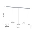 Milagro LAMPA WISZĄCA ELLIPSE 25W LED ML415