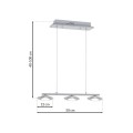 Milagro LAMPA WISZĄCA ELLIPSE 15W LED ML416