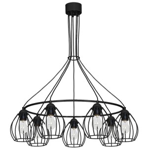 Milagro Lampa Wisząca DON BLACK 7xE27 MLP752