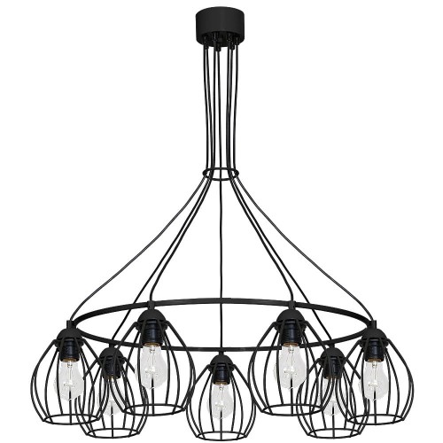 Milagro Lampa Wisząca DON BLACK 7xE27 MLP752