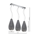 Milagro Lampa wisząca PETRA 3xE27 ML5481