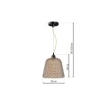 Milagro Lampa wisząca RIO 1xE27 ML5554