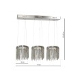 Milagro LAMPA WISZĄCA CASCATA SATIN 54W LED ML3793