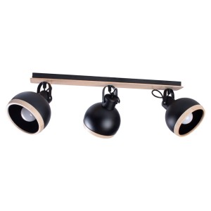 Milagro Lampa sufitowa OVAL BLACK 3xE27 MLP8658