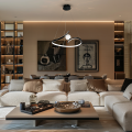 Lampa wisząca PERLA BLACK 34W LED ML1177 Milagro