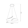 Lampa wisząca PERLA BLACK 34W LED ML1177 Milagro