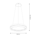Lampa wisząca GRAVITY 36W LED ML1183 Milagro