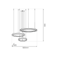 Lampa wisząca GRAVITY 108W LED ML1185 Milagro
