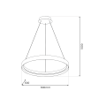 Lampa wisząca ORBITA 52W LED ML1186 Milagro