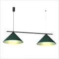 Lampa wisząca CAPITAL BLACK/GREEN 2XGX53 MLP1529 Milagro