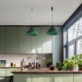 Lampa wisząca CAPITAL BLACK/GREEN 2XGX53 MLP1529 Milagro