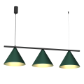 Lampa wisząca CAPITAL BLACK GREEN 3XGX53 MLP1530 Milagro