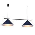 Lampa wisząca CAPITAL BLACK/NAVY BLUE 2XGX53 MLP1531 Milagro