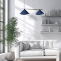 Lampa wisząca CAPITAL BLACK/NAVY BLUE 2XGX53 MLP1531 Milagro