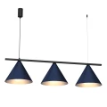 Lampa wisząca CAPITAL BLACK/NAVY BLUE 3XGX53 MLP1532 Milagro