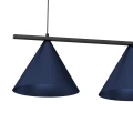Lampa wisząca CAPITAL BLACK/NAVY BLUE 3XGX53 MLP1532 Milagro