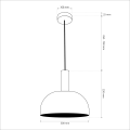 Lampa wisząca VISBY BŁĘKITNY 1xE27 MLP1556 Milagro