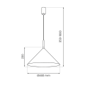 Lampa wisząca CAPITAL CREAMY Ø46cm 1xGX53 MLP1643 Milagro