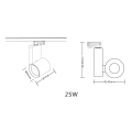 Reflektor Ojo 25W 2700/4000K Biały 3 Obwodowy ML1106 Milagro