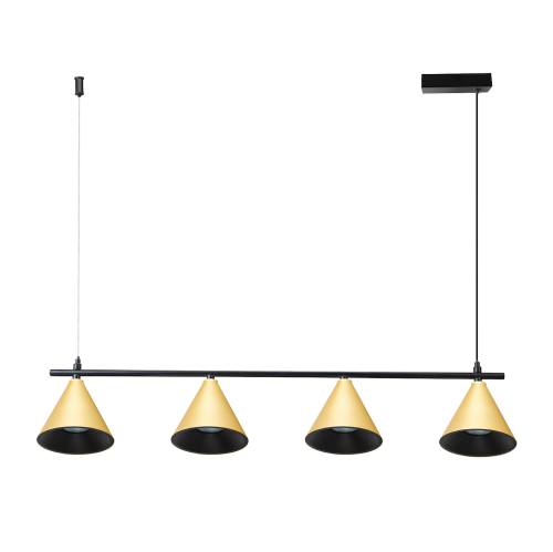 Lampa Wisząca Cone Złoty 4xGU10 ML1125 Milagro