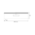 Kinkiet PRADO Satin Gold 11W LED 3000K ML1005 Milagro