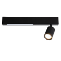 Lampa Sufitowa Magnet 5W+1xGU10 3000/4000K Czarny ML1130 Milagro