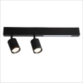 Lampa Sufitowa Magnet 9W+2xGU10 3000/4000K Czarny ML1132 Milagro
