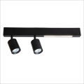 Lampa Sufitowa Magnet 9W+2xGU10 3000/4000K Czarny ML1132 Milagro
