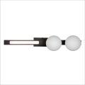 Kinkiet Magnet 13W+2xG9 3000/4000K Czarny ML1138 Milagro