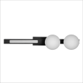Kinkiet Magnet 13W+2xG9 3000/4000K Czarny ML1138 Milagro