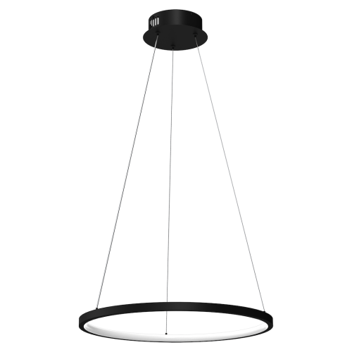 Lampa wisząca HOOP BLACK 27W LED ML1541 Milagro