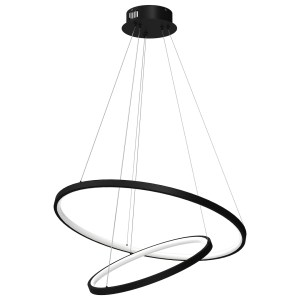 Lampa wisząca HOOP BLACK 51W LED ML1542 Milagro