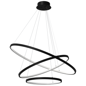 Lampa wisząca HOOP BLACK 93W LED ML1543 Milagro