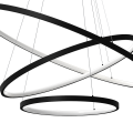 Lampa wisząca HOOP BLACK 93W LED ML1543 Milagro