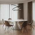 Lampa wisząca HOOP BLACK 93W LED ML1543 Milagro