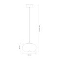 Lampa wisząca VASO 1 SMOKED 4W ML1397 Milagro