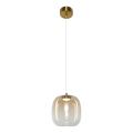 Lampa wisząca VASO 2 AMBER 4W ML1402 Milagro