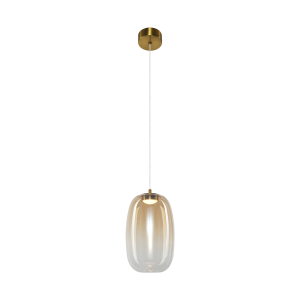 Lampa wisząca VASO 3 AMBER 4W ML1405 Milagro