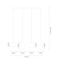 Lampa wisząca VASO WHITE 15W ML1407 Milagro
