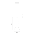 Lampa wisząca LUCCO smoked 13W ML1417 Milagro