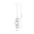Lampa wisząca BOLLA GOLD 12W LED ML1424 Milagro