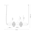 Lampa wisząca ARAME 32W LED ML1434 Milagro