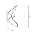 Kinkiet TESORO CHROME 15W ML1054 Milagro