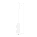 Lampa wisząca SANSA 5W LED ML1820 Milagro