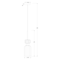 Lampa wisząca MOLLY PINK 1xE14 ML1822 Milagro