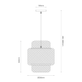 Lampa wisząca HESTIA 1xE27 ML1808 Milagro