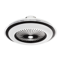 Lampowentylator ZEPHYR BLACK 48W LED+ PILOT ML1514 Milagro