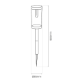 Słupek Solarny Path 3000K IP44 2-pak EKO1454 Eko-Light