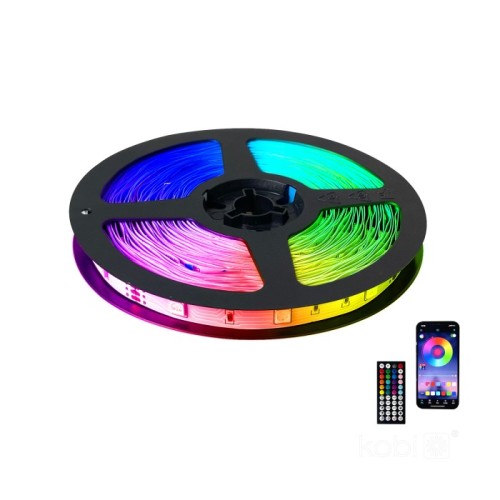 Taśma inteligentna LED PLAY SET 15m RGB CCT IP20   + pilot i zasilacz Kobi Design